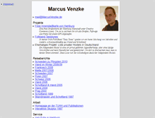 Tablet Screenshot of marcusvenzke.de